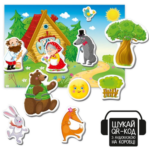 Дитячий розвивальний магнітний театр "Колобок" VT3206-38 з аудіоказкою Казкові голоси (VT3206-38)