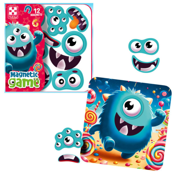 Гра розвиваюча "Емоції Монстріка" VT3220-02, 12 магнітів (VT3220-02)