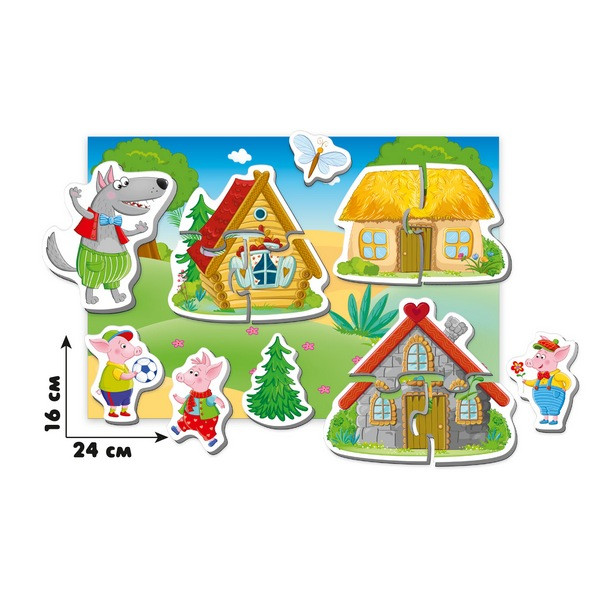 Игра настольная "Магнитный театр. Три поросенка"  VT3206-11 на рус. языке