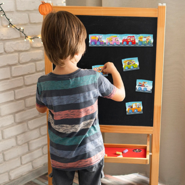 Дитяча магнітна гра "Автомобільна подорож" 200253, 8 елементів (200253)