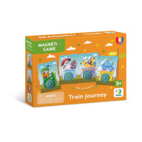 Дитяча магнітна гра "Подорож потягом" 200254, 8 елементів (200254)