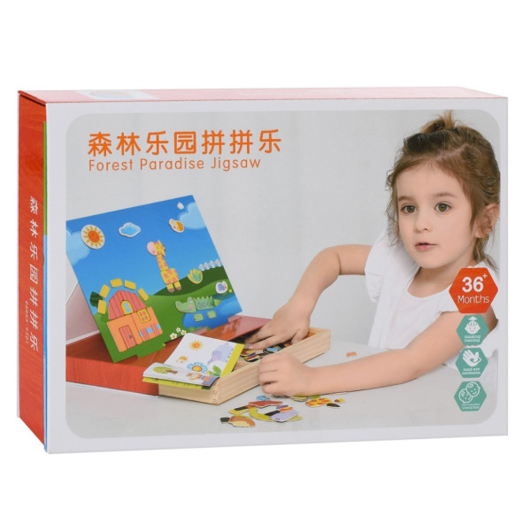 Дерев'яна розвиваюча іграшка Дощечка MD 1852-1 магнітна, для малювання (MD 1852-1)