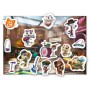 Детская игра с мягкими наклейками "44 Кота. Котята-музыканты" VT4206-40, 16 наклеек