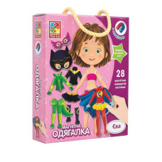 Магнітна гра одягалка "Єва" VT3702-08, 28 елементів одягу (VT3702-08)