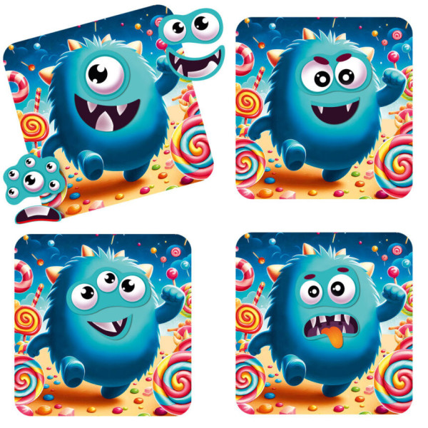 Игра развивающая "Эмоции Монстрика" VT3220-02, 12 магнитов (VT3220-02)
