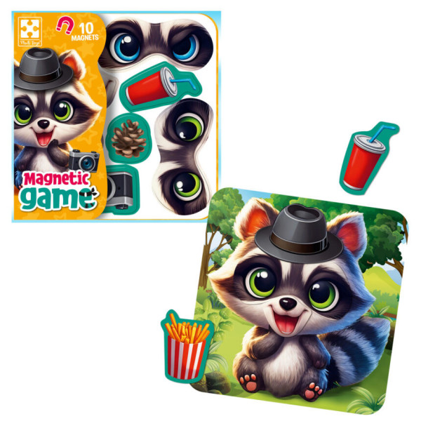 Игра развивающая "Эмоции Енота" VT3220-03, 10 магнитов (VT3220-03)

