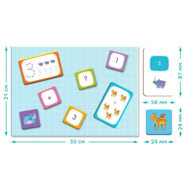 Розвиваюча магнітна гра "Математика" DoDo 200215 (200215)