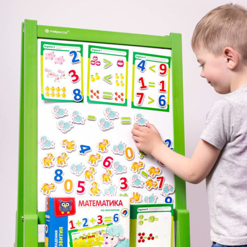 Настольная игра для детей "Математика на магнитах" VT5411-02 (рус.)