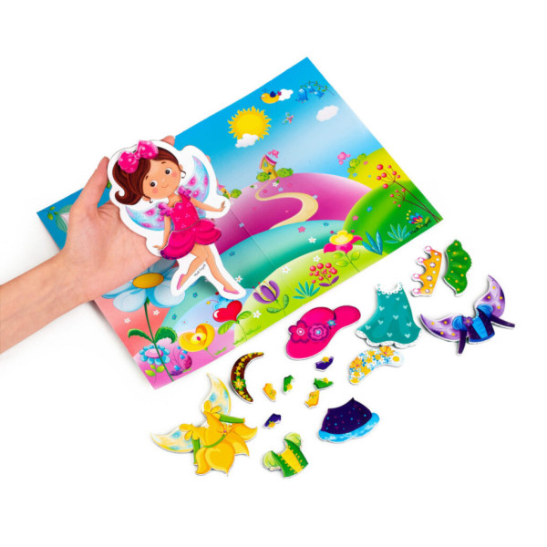 Магнітна гра для дітей "Фея" у папці Vladi Toys VT3204-28 (укр) (VT3204-28)