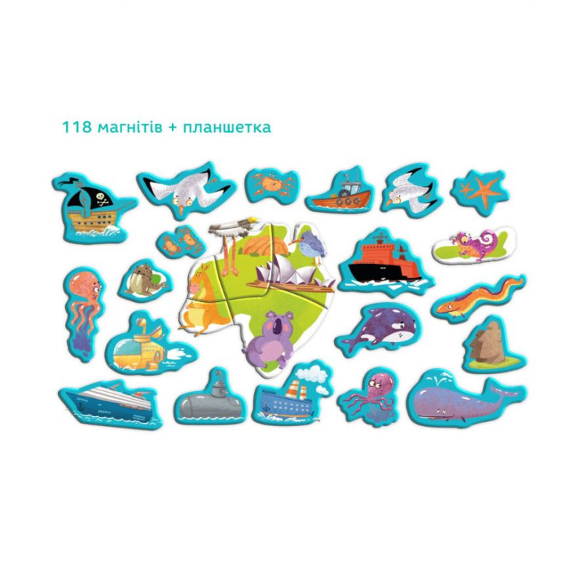 Розвиваюча магнітна гра "Карта планети" DoDo 200201