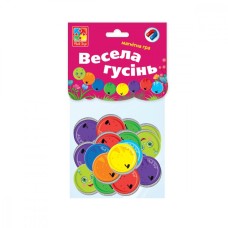 Магнітна гра для дітей "Весела гусениця" Vladi Toys VT5900-04 (укр)