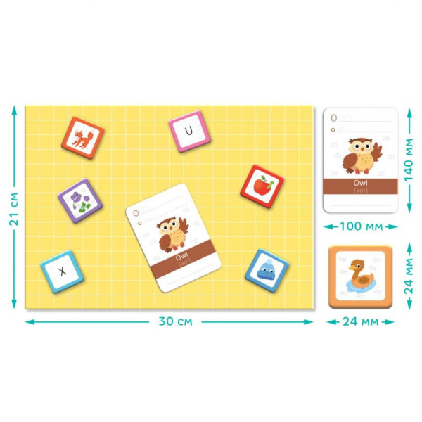 Розвиваюча магнітна гра "Англійська Азбука" DoDo 200214 (200214)