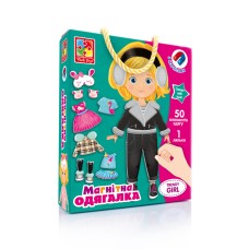 Настільна гра Магнітна одягалка "Trendy girl" Vladi Toys VT3702-23 укр