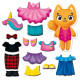 Магнитная игра Одевашка "Кошечка" Vladi Toys VT3204-34 Укр