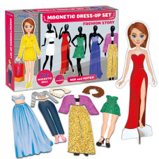 Настольная магнитная игра "Fashion story" ML4032-08 EN магнитная кукла, 27 магнитов (ML4032-08 EN)
