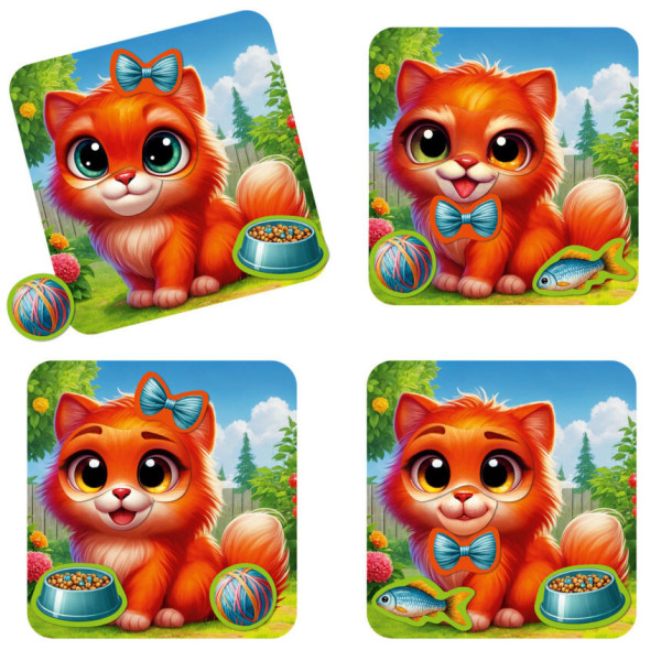 Игра развивающая "Эмоции Котята" VT3220-05, 11 магнитов (VT3220-05)
