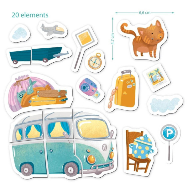 Детская магнитная игра "Котик-путешественник" 200234(200234)