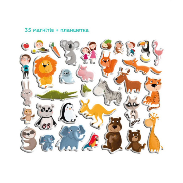 Розвиваюча магнітна гра "Зоопарк" DoDo 200207 (200207)