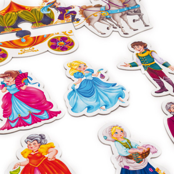 Настільна гра магнітний театр "Попелюшка" Vladi Toys VT3206-53 Укр (VT3206-53)