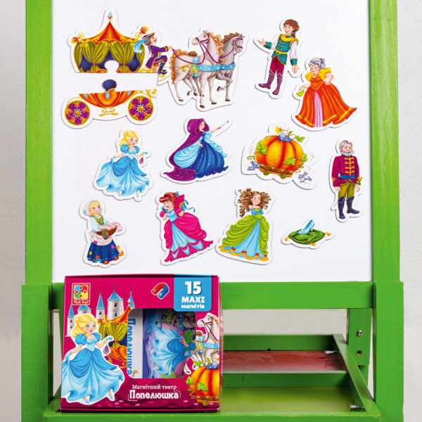Настільна гра магнітний театр "Попелюшка" Vladi Toys VT3206-53 Укр (VT3206-53)