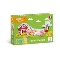 Дитяча магнітна гра "Друзі з ферми" 200255, 8 елементів (200255)