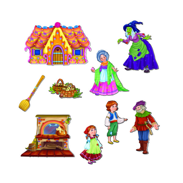 Настільна гра магнітний театр "Пряничний будиночок" Vladi Toys VT3206-54 Укр (VT3206-54)