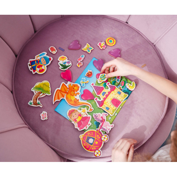 Дитяча настільна гра "Принцеса і лицар" RK2070-01 магнітна (RK2070-01)