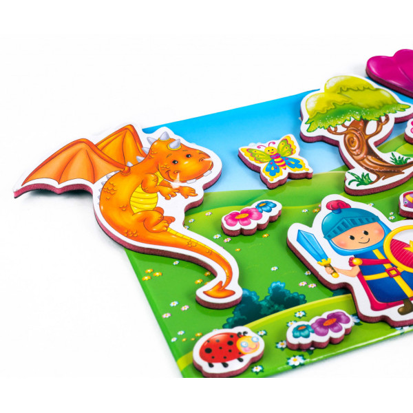 Дитяча настільна гра "Принцеса і лицар" RK2070-01 магнітна (RK2070-01)