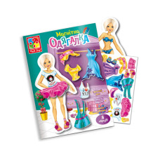 Магнітна гра Одевашка "Блондинка" Vladi Toys VT3204-30 Укр (VT3204-30)
