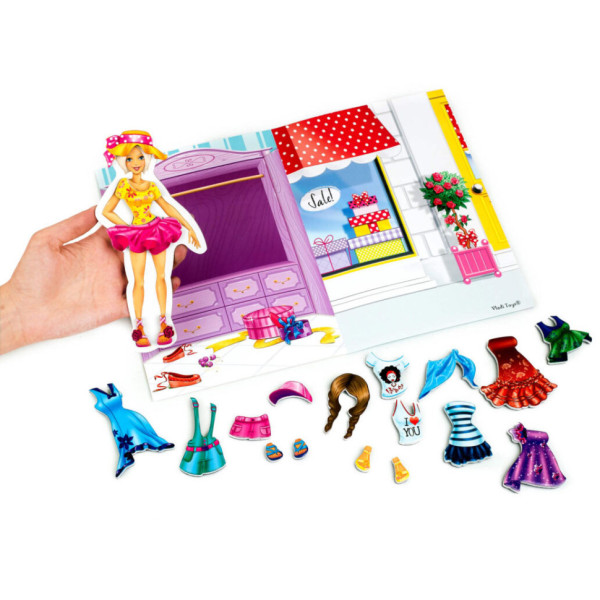 Магнітна гра Одевашка "Блондинка" Vladi Toys VT3204-30 Укр (VT3204-30)