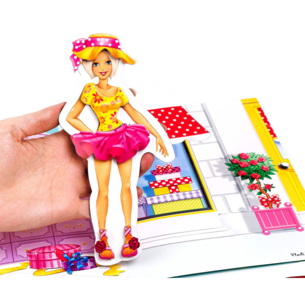 Магнітна гра Одевашка "Блондинка" Vladi Toys VT3204-30 Укр (VT3204-30)