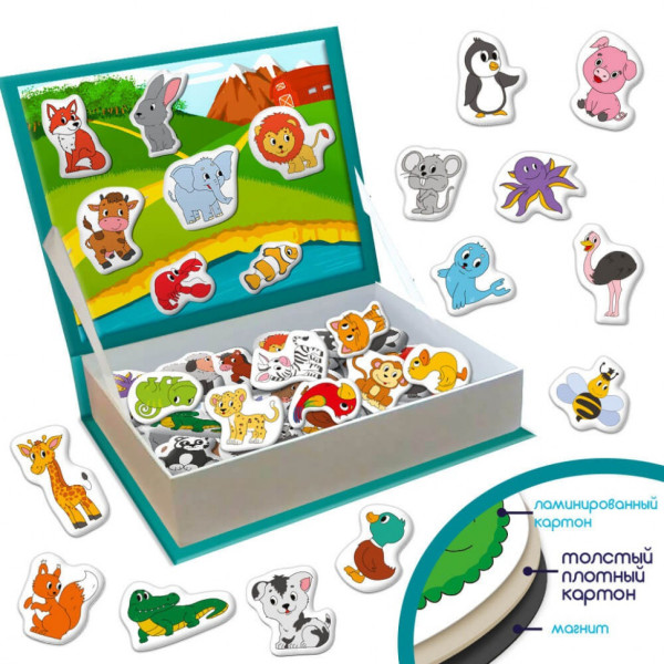 Дитячий набір магнітів Магнітна історія Тварини ML4032-01 EN (ML4032-01 EN)