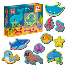 Настільна гра для дітей Набір магнітів. Морські мешканці VT3106-27 (VT3106-27)