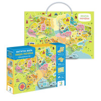 Розвиваюча гра "Магнітна мапа України" 200268 30 магнітних елементів (200268)