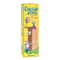 Настільна гра "Cheese Jenga" 30545, 54 бруски (30545)