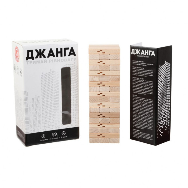 Настольная игра Джанга Arial 910015,  54 блока