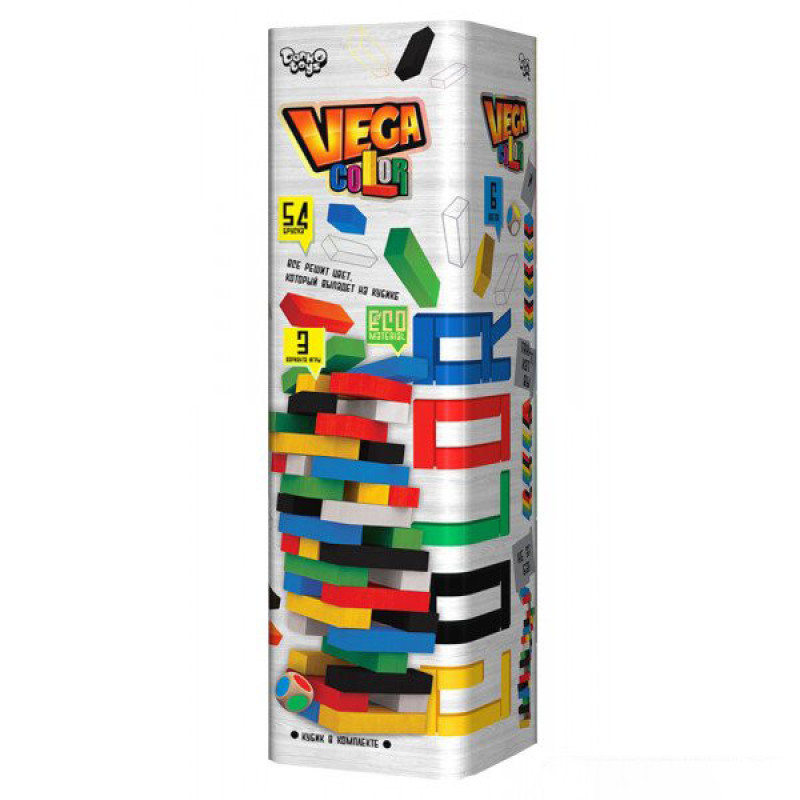 Розвиваюча настільна гра "VEGA COLOR" Danko Toys GVC-01 рос