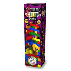 Настільна гра "Extreme color tower" G-ECT-01U 56 брусків (G-ECT-01U)