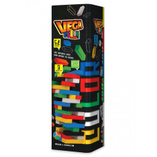 Дитяча настільна гра Дженга "VEGA COLOR" GVC-01U різнобарвна (GVC-01U)