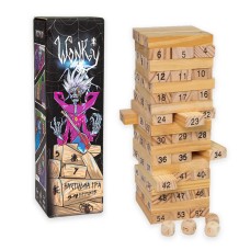 Розважальна гра "Wonky" 30358 дерев'яна, українською мовою