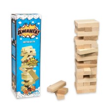 Розважальна гра "Джанга" 30770, 54 бруски, дерев'яна, українською мовою