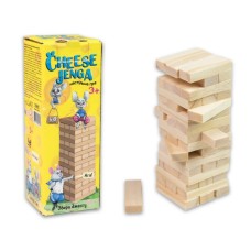 Настільна гра "Cheese Jenga" 30718, 48 брусків, українською мовою