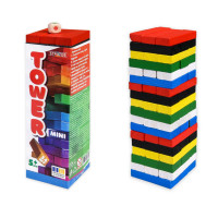 Настільна гра "TOWER MINI" 31064, 54 бруска, кубик (31064)