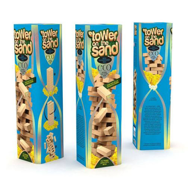 Настільна гра Джанга з кінетичним піском VEGA 7903DT укр. мовою (ST-02)