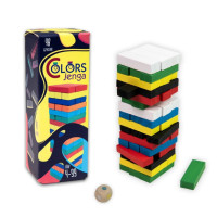 Настольная игра "Colors Jenga" 30717, 48 брусков, на украинском языке(30717)