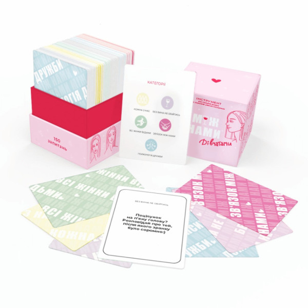 Гра настільна Між нами Дівчатками MemoGames 0010MG українською мовою (0010MG)