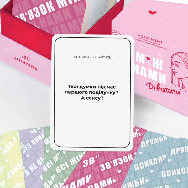 Гра настільна Між нами Дівчатками MemoGames 0010MG українською мовою (0010MG)