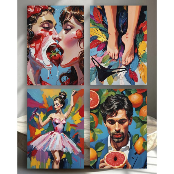 Карткова гра "Таємні Бажання 18+" PLR-0043, 64 картки (PLR-0043)