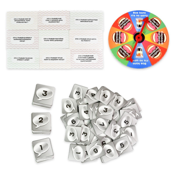 Карткова гра Глибокі питання 30578 фішки голосування 49 штук (30578)