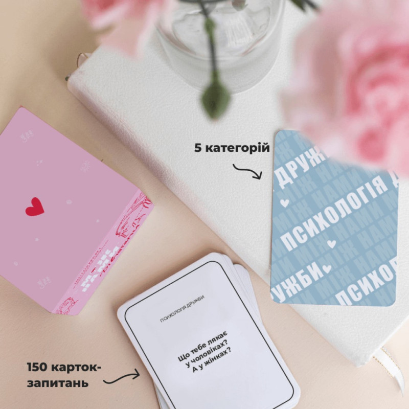 Гра настільна Між нами Дівчатками MemoGames Арт.0010MG українською мовою